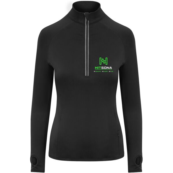 Cool-Flex Girlie Half Zip Top Thumbnail